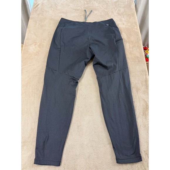 Patagonia Fleece Lined pants Men's Size XL dark gray Stretch Drawstring EUC - Picture 4 of 9